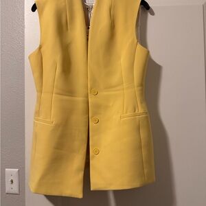 Zara Yellow Women's Vest
